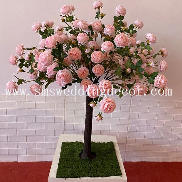 artificial pink flower tree