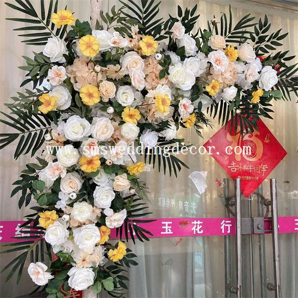 diy flower wedding arch