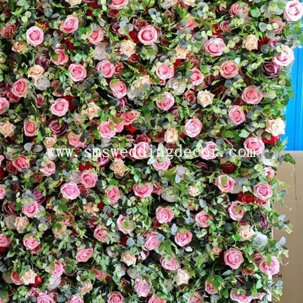 hanging flower wall backdrop