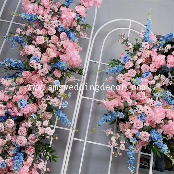 purple wedding arch flowers